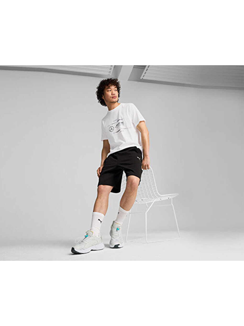 Mapf1 Ess Shorts Erkek Günlük Şort 62734801 Siyah-2