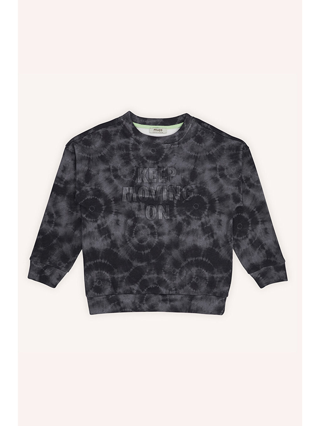 Siyah Erkek Çocuk Baskılı Sweatshirt