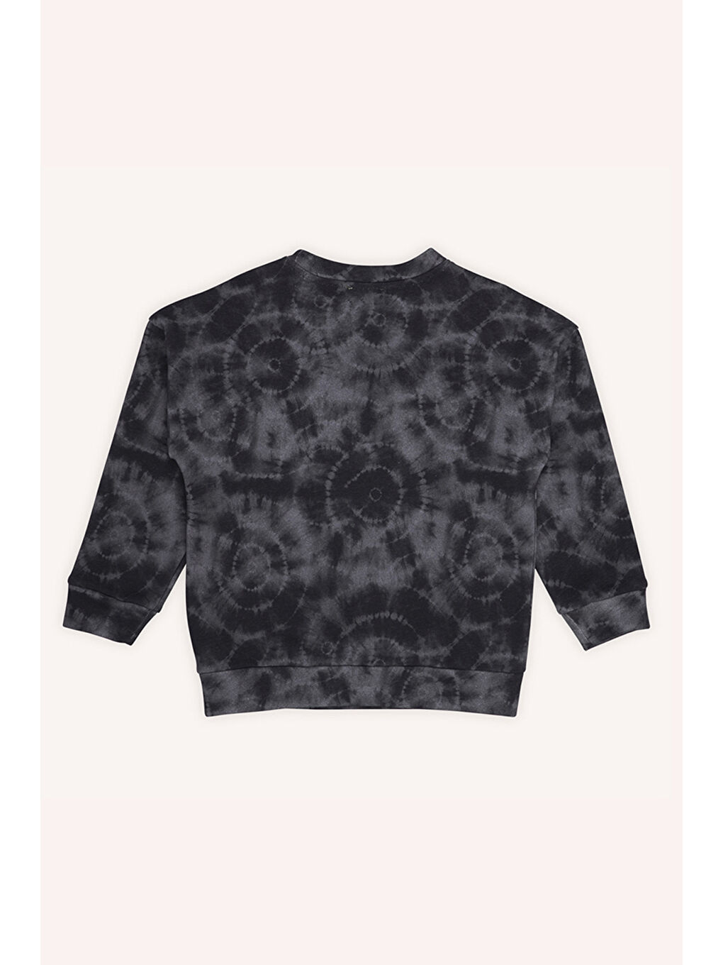 Siyah Erkek Çocuk Baskılı Sweatshirt-1