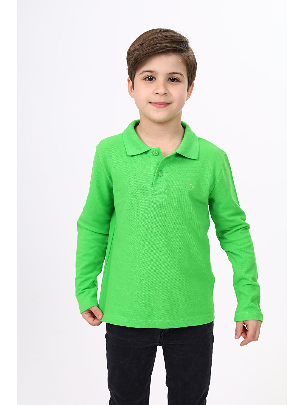 Toontoykids Yeşil Unisex Çocuk Nakışlı Tişört