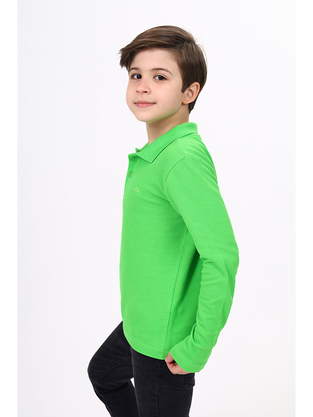 Toontoykids Yeşil Unisex Çocuk Nakışlı Tişört - 1