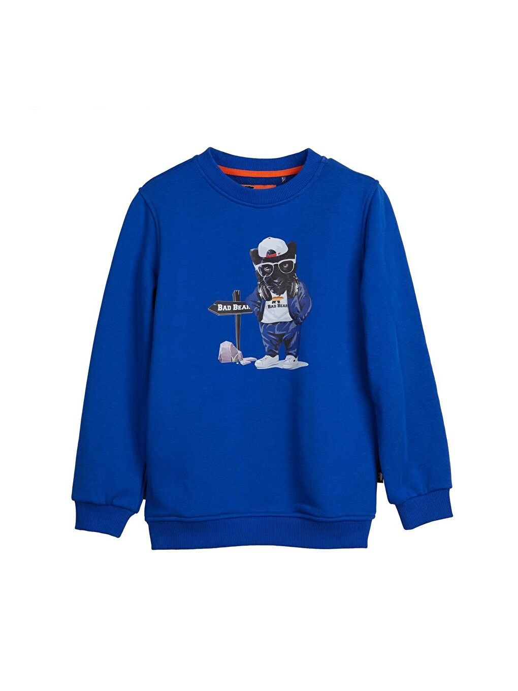 Bad Bear Saks Panther Saks Mavisi Çocuk Sweatshirt