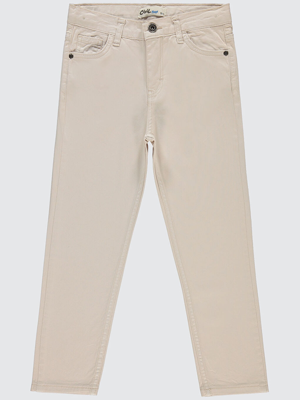 Boys Erkek Çocuk Pantolon 6-9 Yaş Bej-1