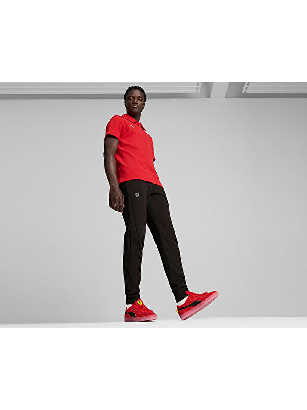 Ferrari Style Sweat Pants Erkek Eşofman Altı 62709501 Siyah-2