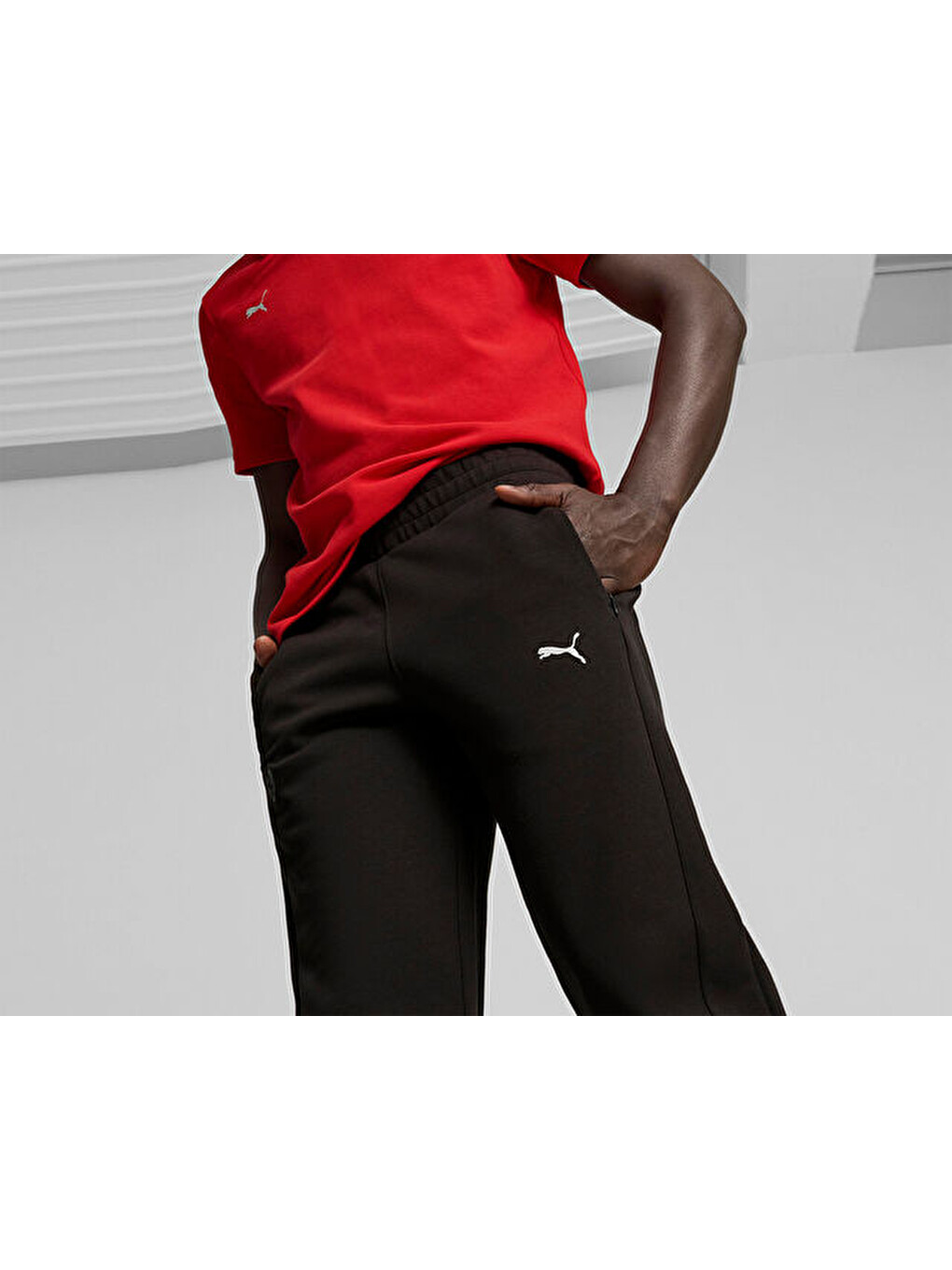 Ferrari Style Sweat Pants Erkek Eşofman Altı 62709501 Siyah-3