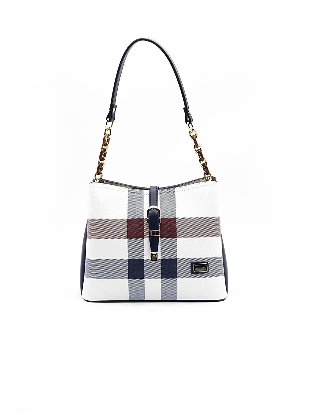 Beyaz Kadın Omuz Çantası 974-34677 SILVER POLO BAYAN ÇANTASI M3 BEYAZ-MAT LACİ-3