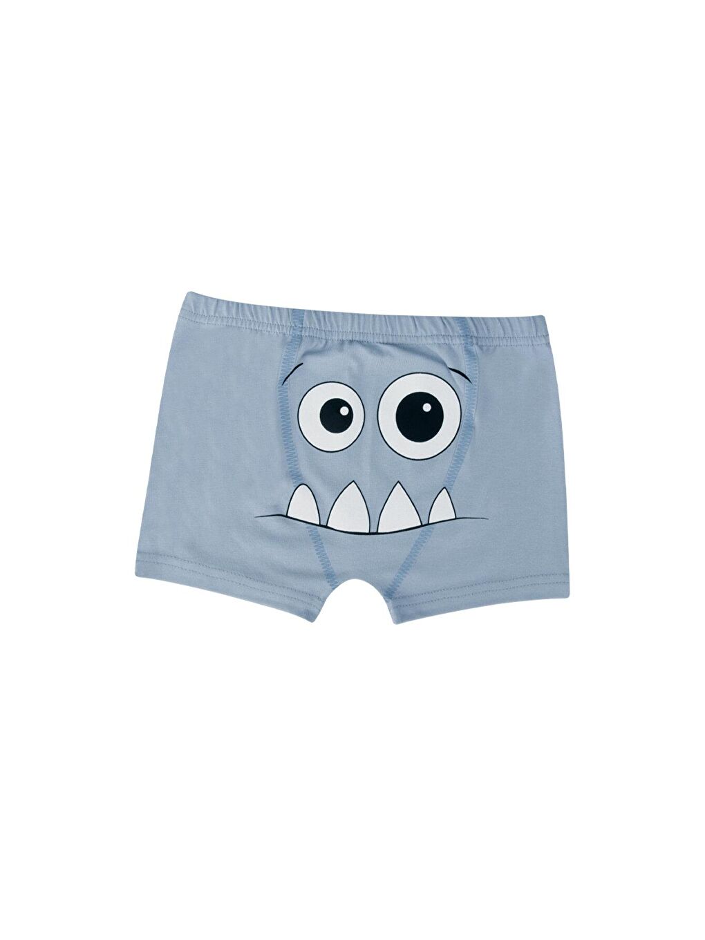 Karışık Erkek Çocuk Pamuklu Likralı Boxer 5'Li Paket-5