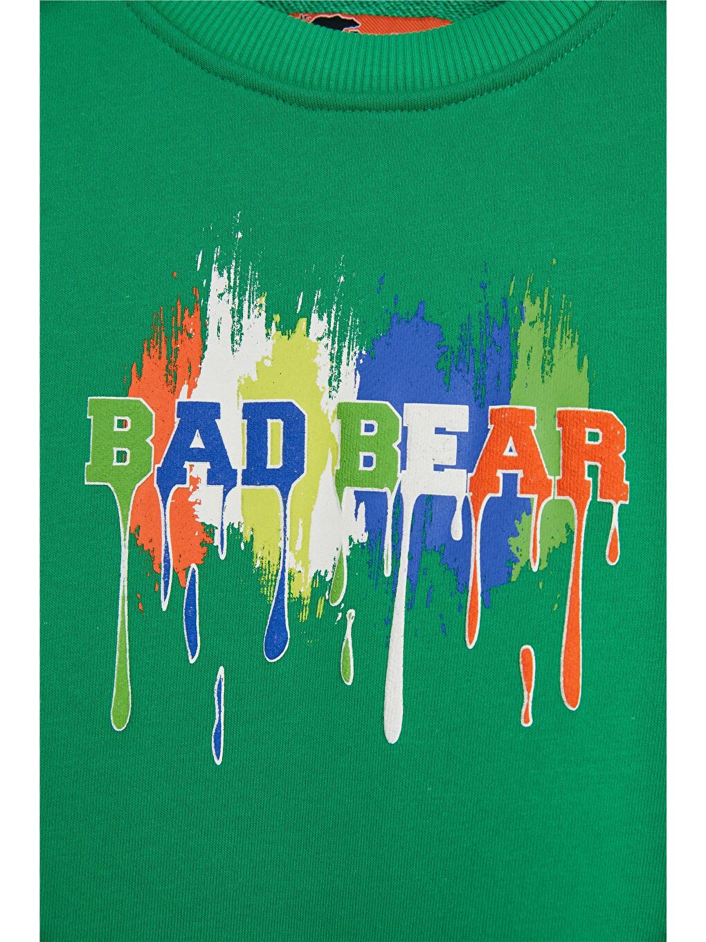 Bad Bear Yeşil Hued Yeşil Çocuk Baskılı Sweatshirt - 1