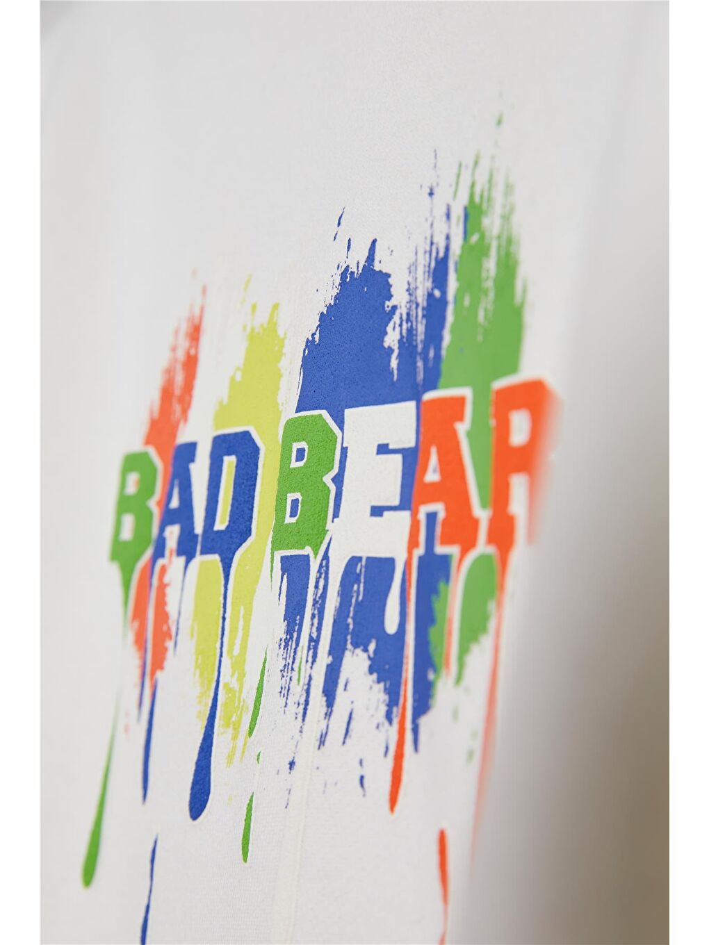 Bad Bear Beyaz Hued Beyaz Çocuk Baskılı Sweatshirt - 2