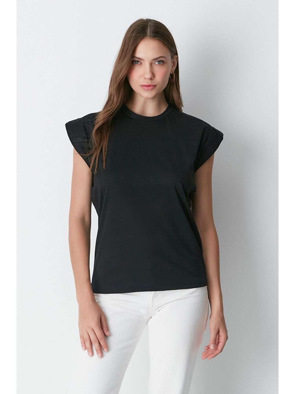 Bisiklet Yaka Kısa Kol 2'li Basic T-Shirt 958 Siyah-2