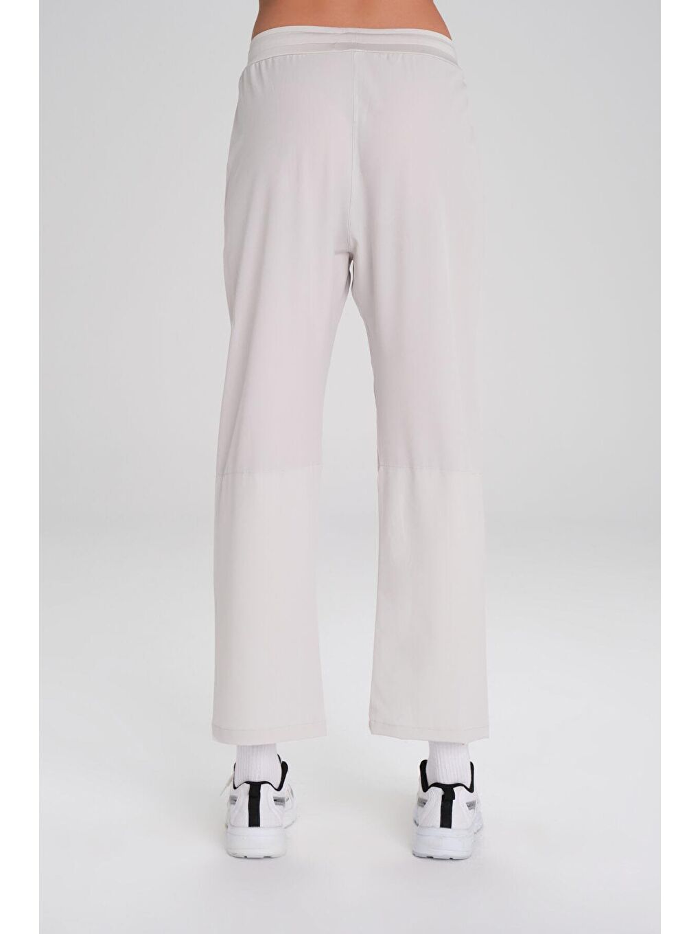 Active Çift Katmanlı Taytlı Boru Paça Ekru Spor Pantolonu Eşofman Altı Act-3-4