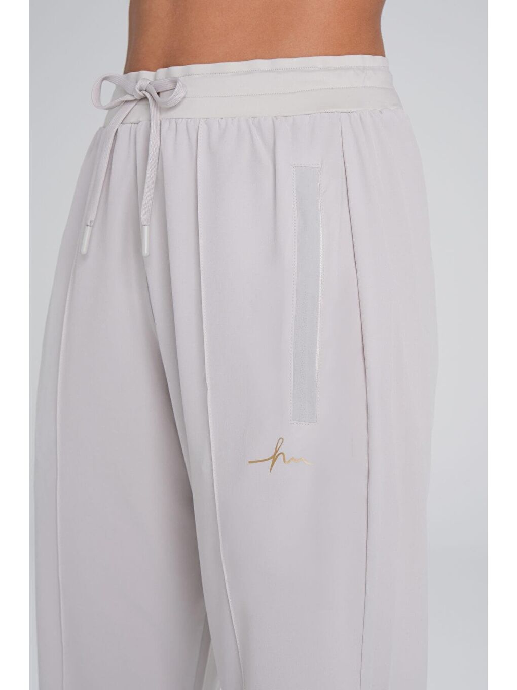 Active İspanyol Paça Ekru Spor Pantolonu Eşofman Altı Act-2-2