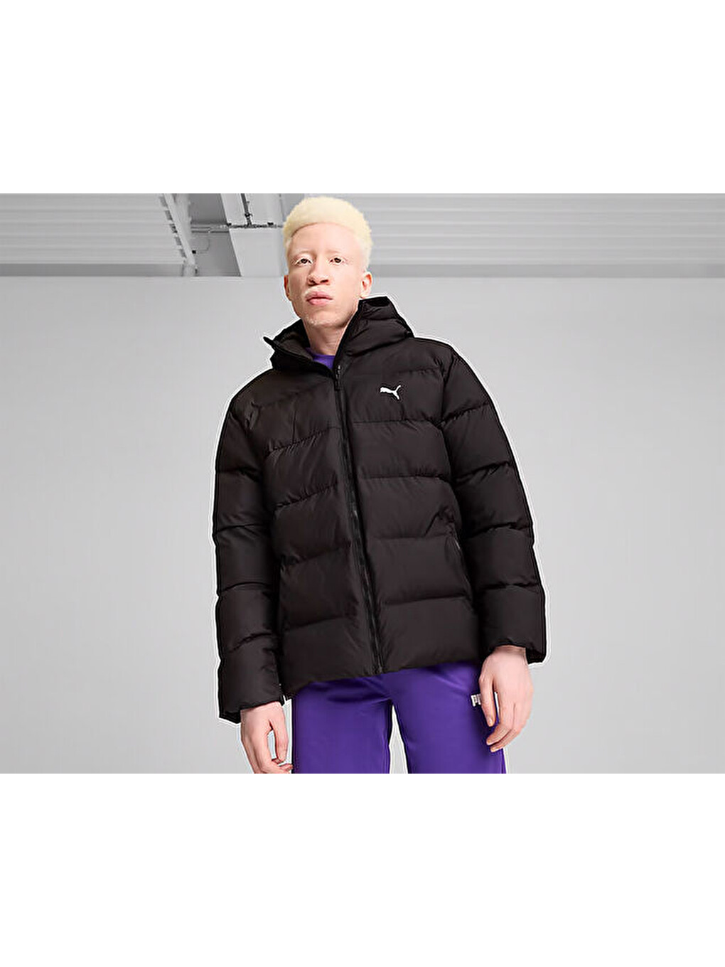 Poly Puffer Jacket Erkek Günlük Mont 62712301 Siyah-2