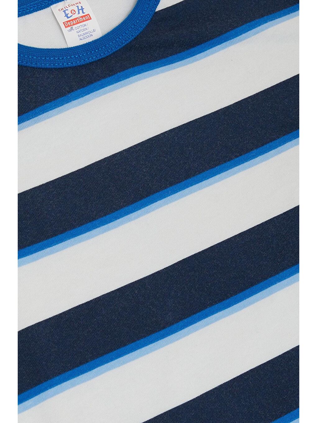 Karışık Bisiklet Yaka Patlı Çizgili Erkek Bebek Tişört-2