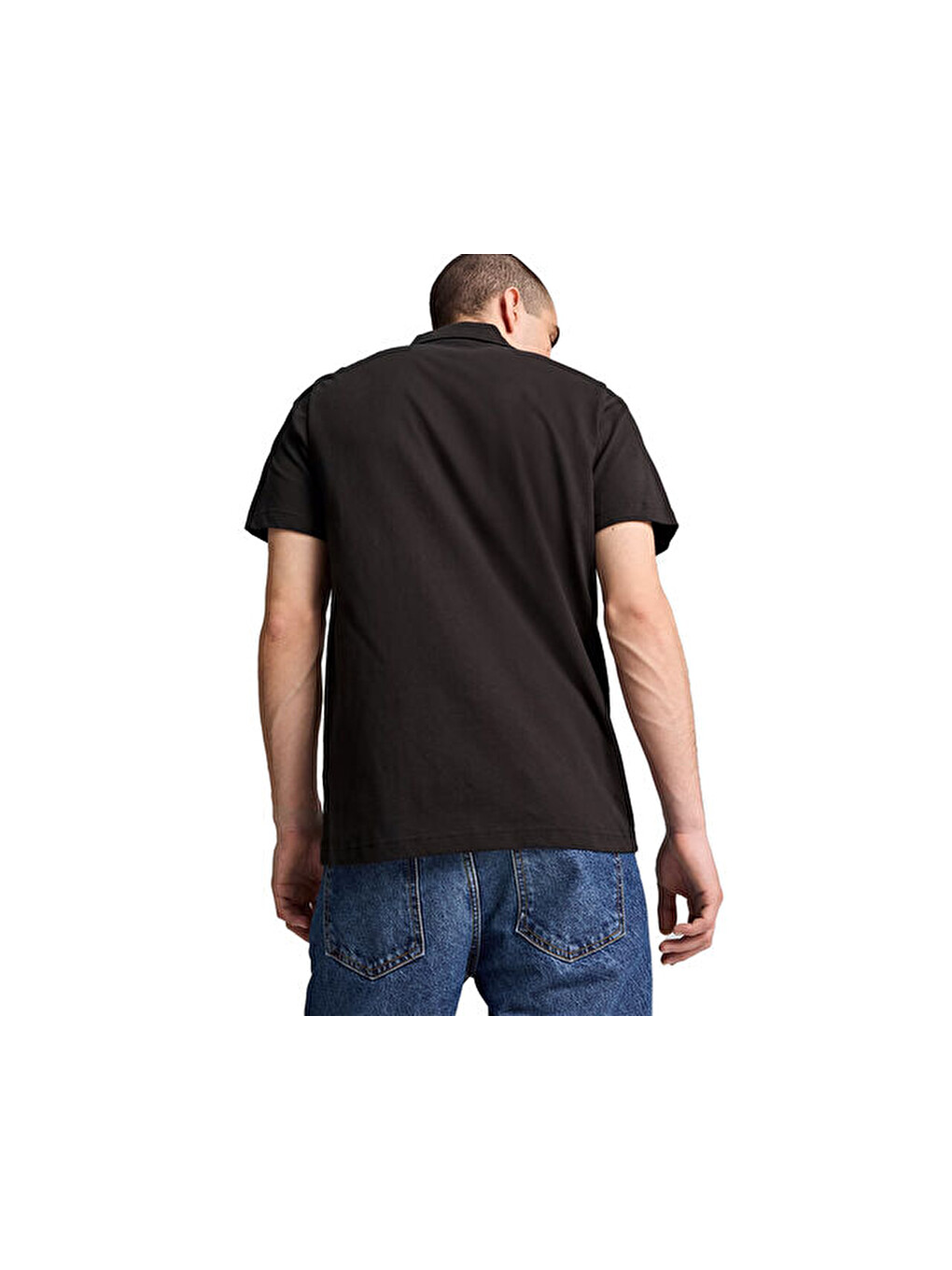 Mapf1 Ess Polo Erkek Günlük Polo Yaka Tişört 62735201 Siyah-1