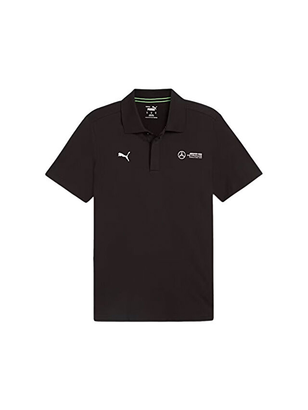 Mapf1 Ess Polo Erkek Günlük Polo Yaka Tişört 62735201 Siyah-3