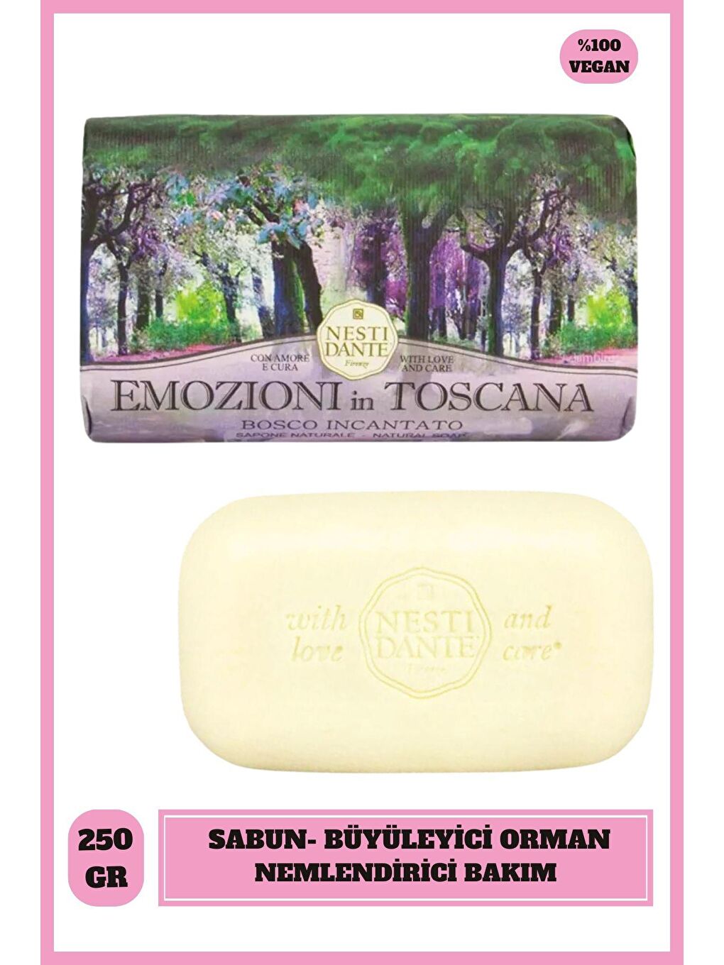 Nesti Dante Renksiz Sabun Emozioni in Toscana Enchanting Forest Vegan Bakım 250 g