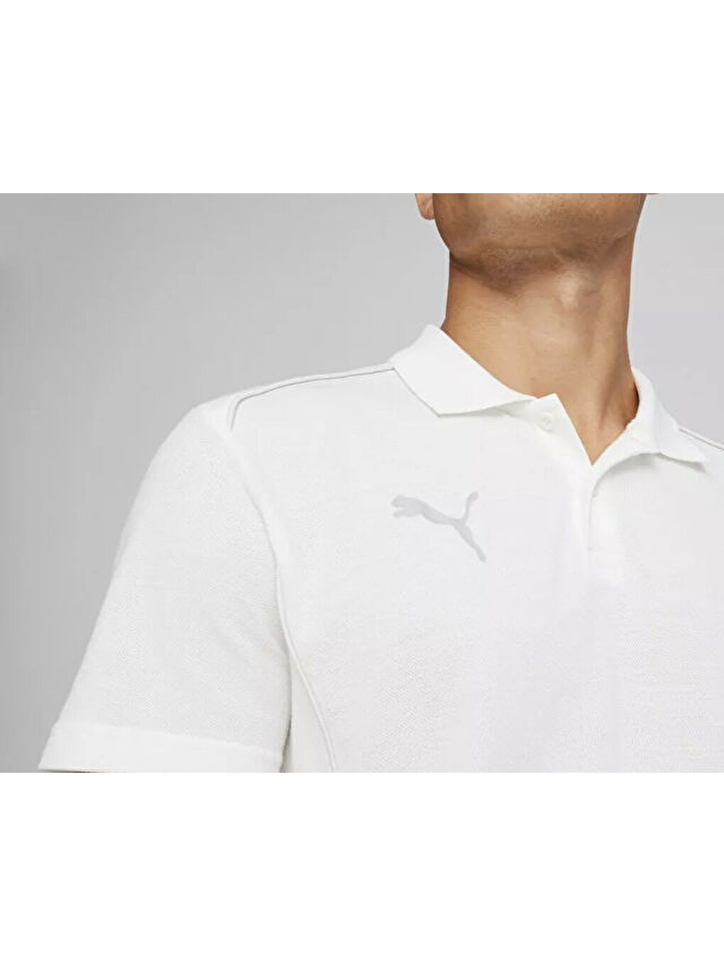 Teamfinal Casuals Polo Erkek Futbol Antrenman Polo Tişörtü 65853504 Beyaz-3