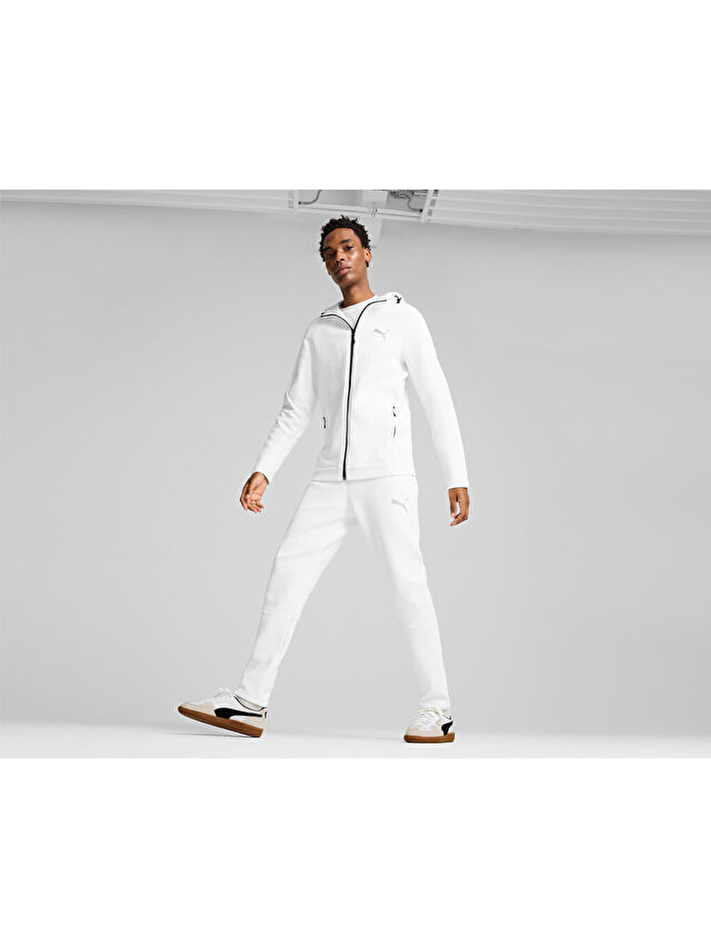 Evostripe Full-zip Hoodie Erkek Günlük Ceket 68170002 Beyaz-5