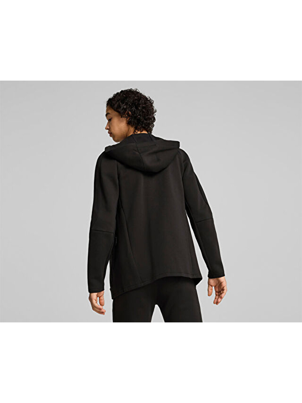 Evostripe Full-zip Hoodie Erkek Fermuarlı Sweatshirt 68170001 Siyah-3