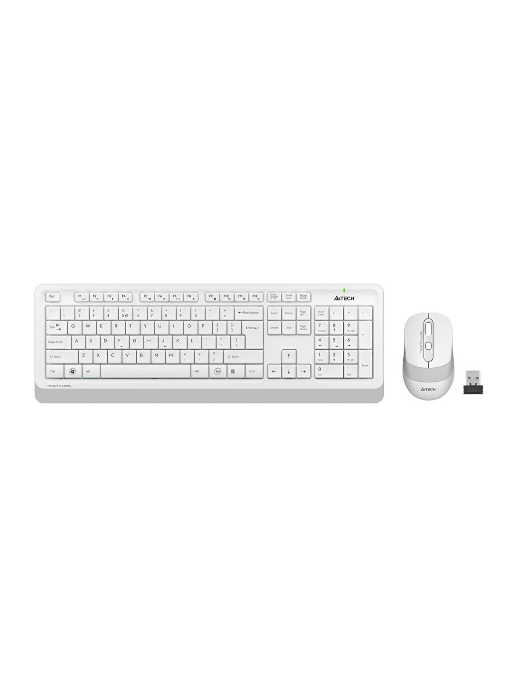 FG1010 Kablosuz Q Klavye Mouse Set   Beyaz