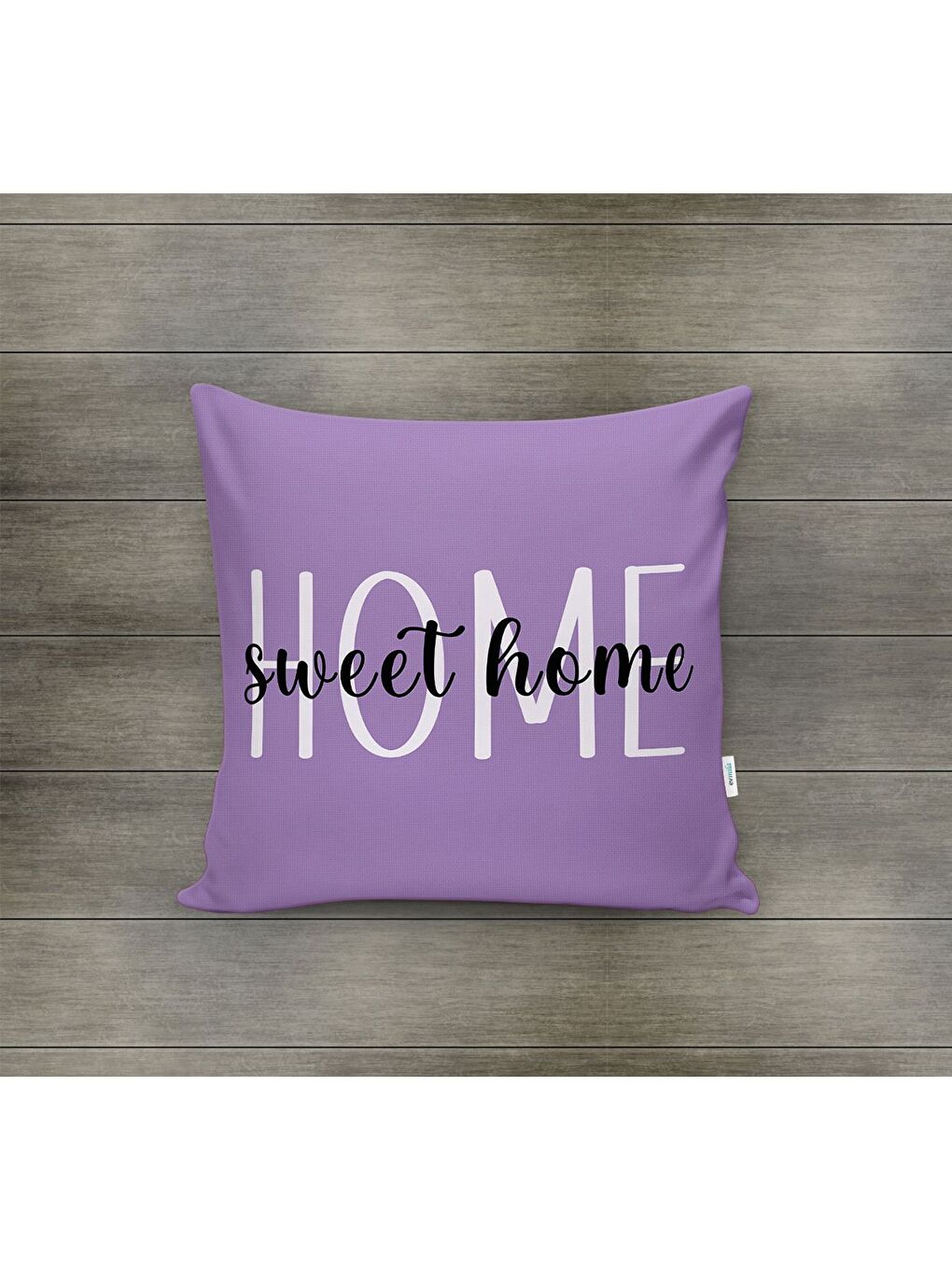 Karışık Bahar Temalı Kadife Kırlent Kılıfı 43x43 Cm Çift Taraf Baskı-1