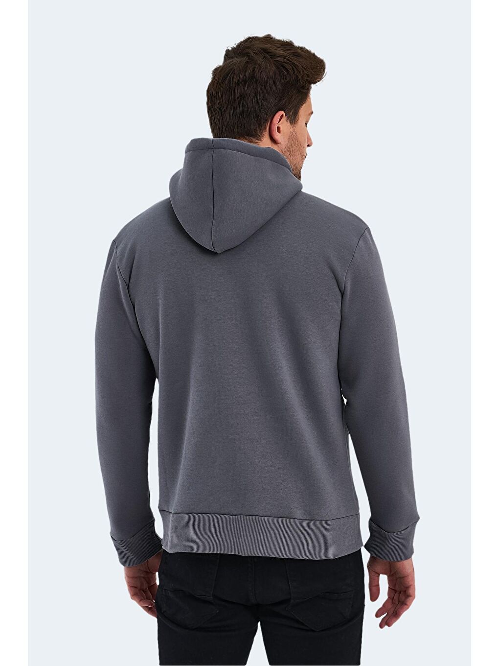 SLAZENGER Koyu Gri Erkek Sweatshirt Koyu Gri - 1