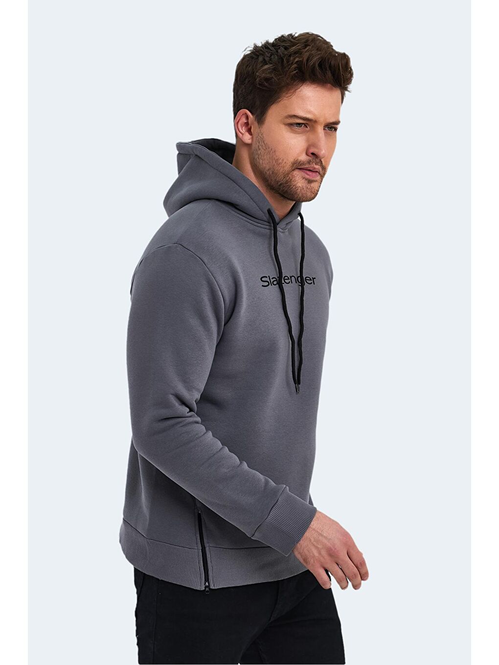 SLAZENGER Koyu Gri Erkek Sweatshirt Koyu Gri - 2