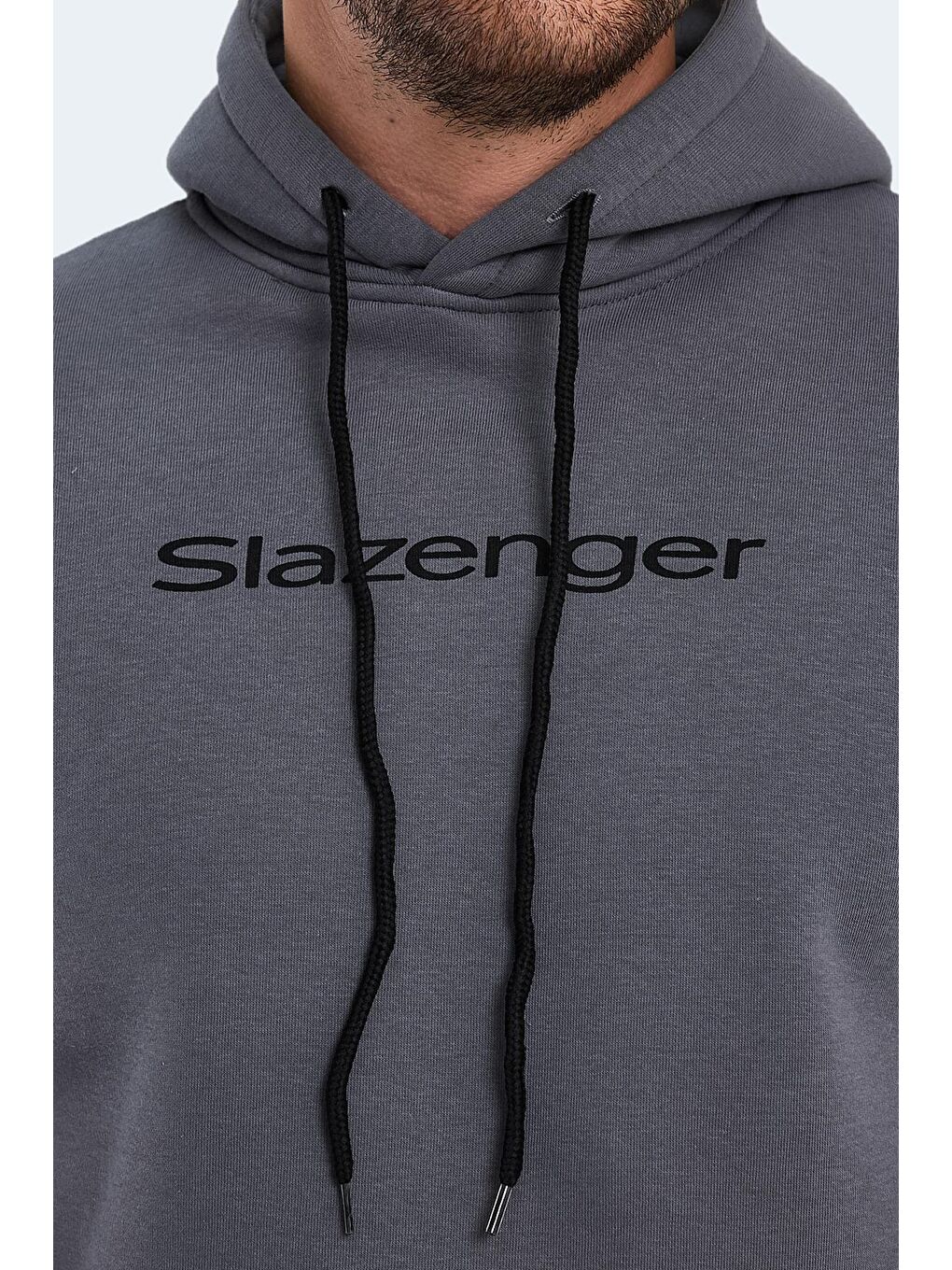 SLAZENGER Koyu Gri Erkek Sweatshirt Koyu Gri - 4