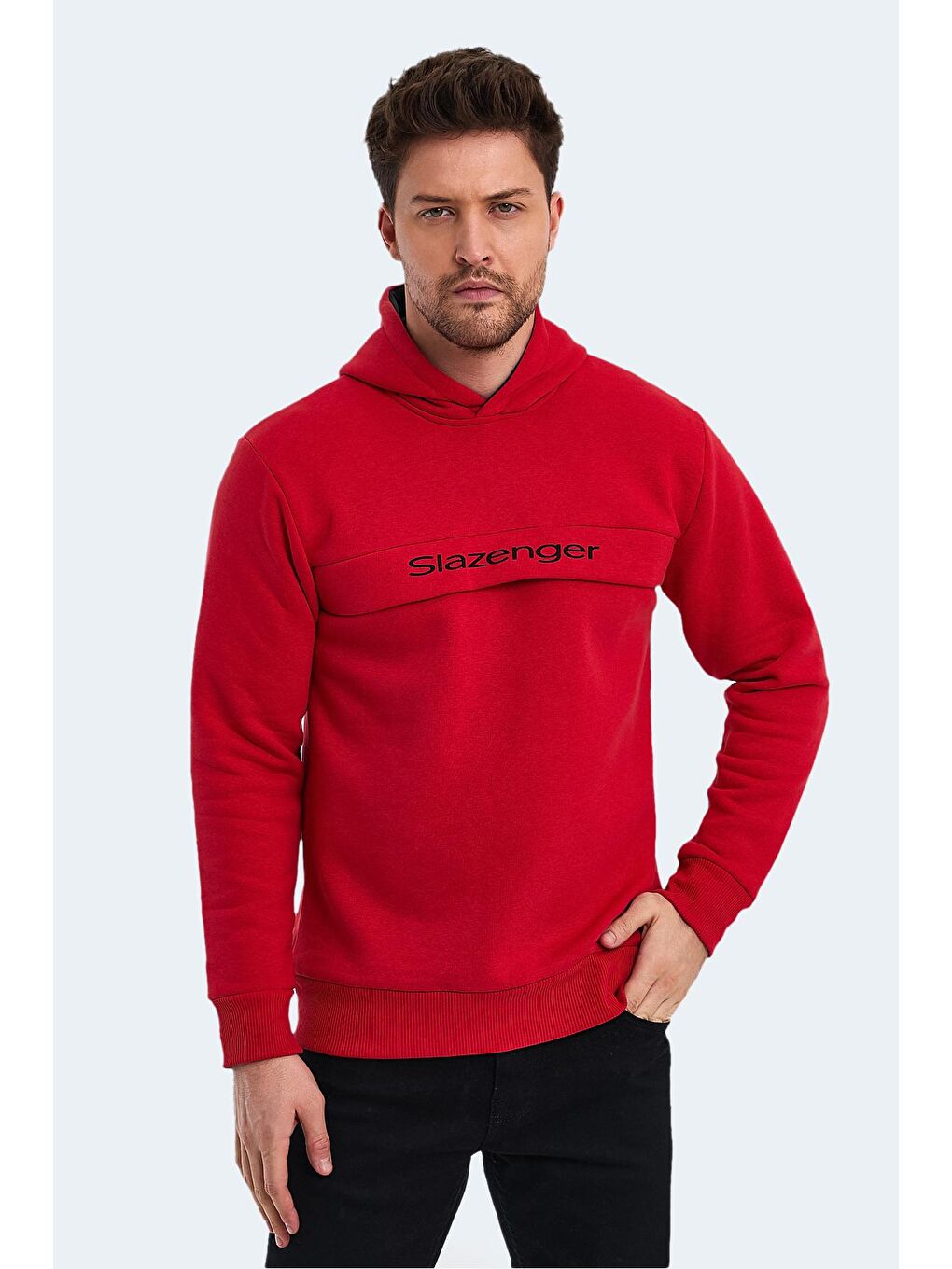 SLAZENGER Kırmızı KRIS IN Erkek Sweatshirt Kırmızı