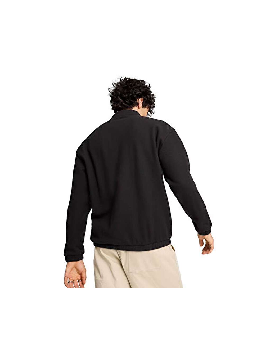 Downtown Polarfleece Crew Erkek Günlük Sweatshirts 62675301 Siyah-1