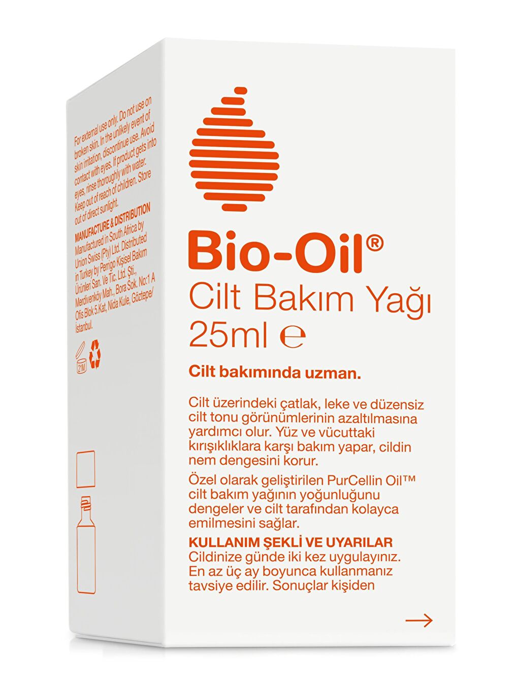 BIO OIL Çatlak Karşıtı & Nemlendirici Cilt Bakım Yağı 25 ml (4'lü paket) - YENİ FORMÜL - 1