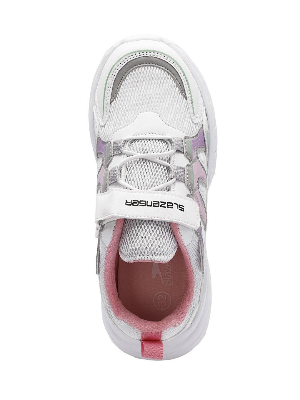 KIKI Kız Çocuk Sneaker Ayakkabı Beyaz / Yeşil-4