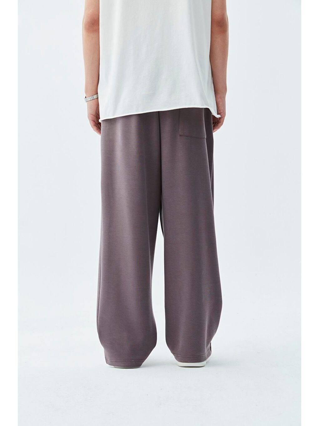 Kahverengi Baggy Eşofman Alt Kahve-4