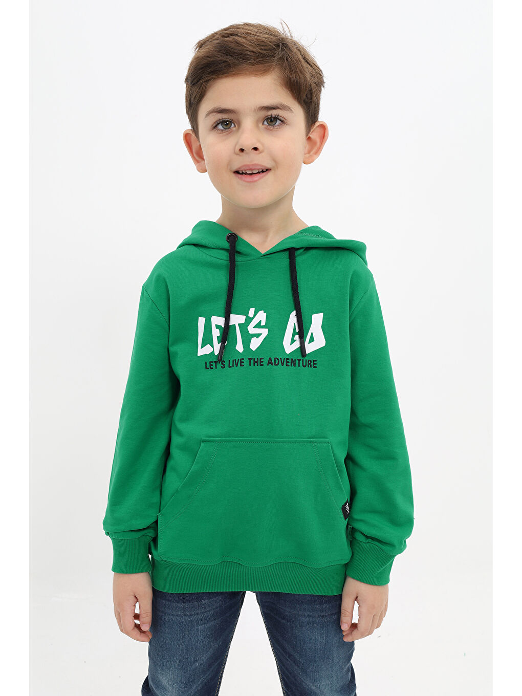 Toontoykids Yeşil Erkek Çocuk Baskılı Sweatshirt