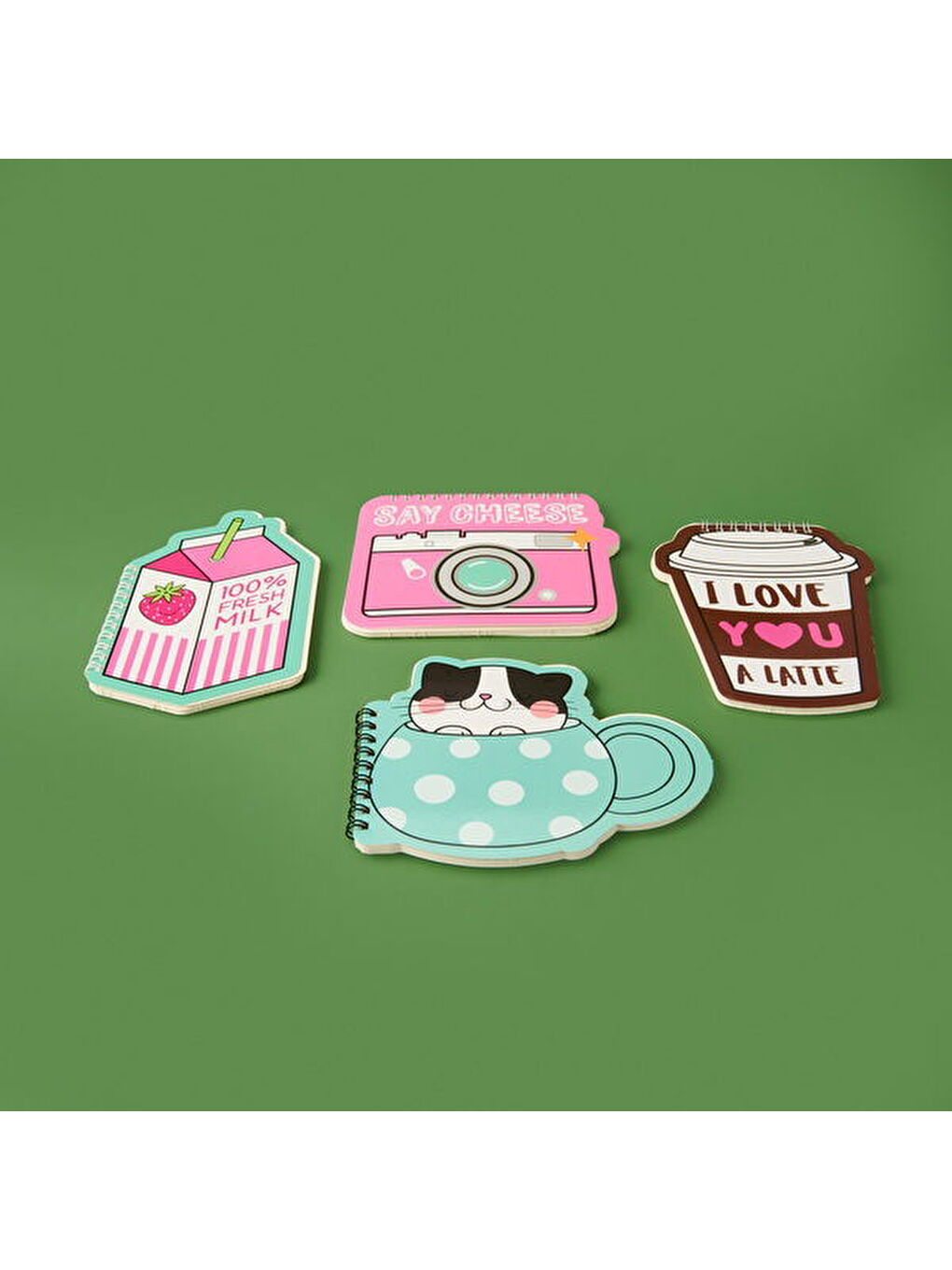 60 Sayfa Şekilli Defter - Asorti-4