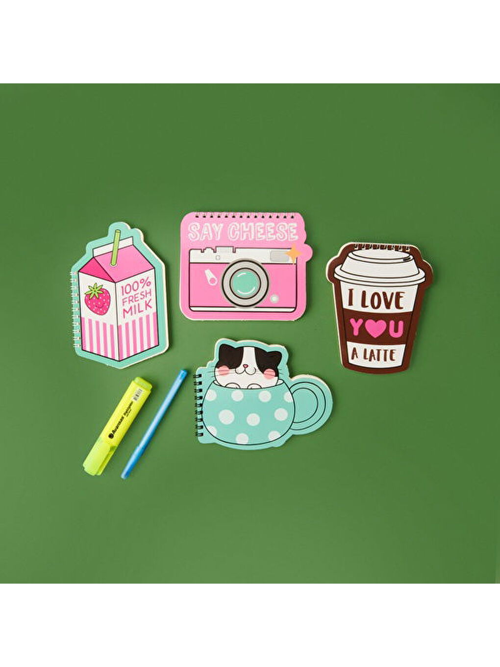 60 Sayfa Şekilli Defter - Asorti-6