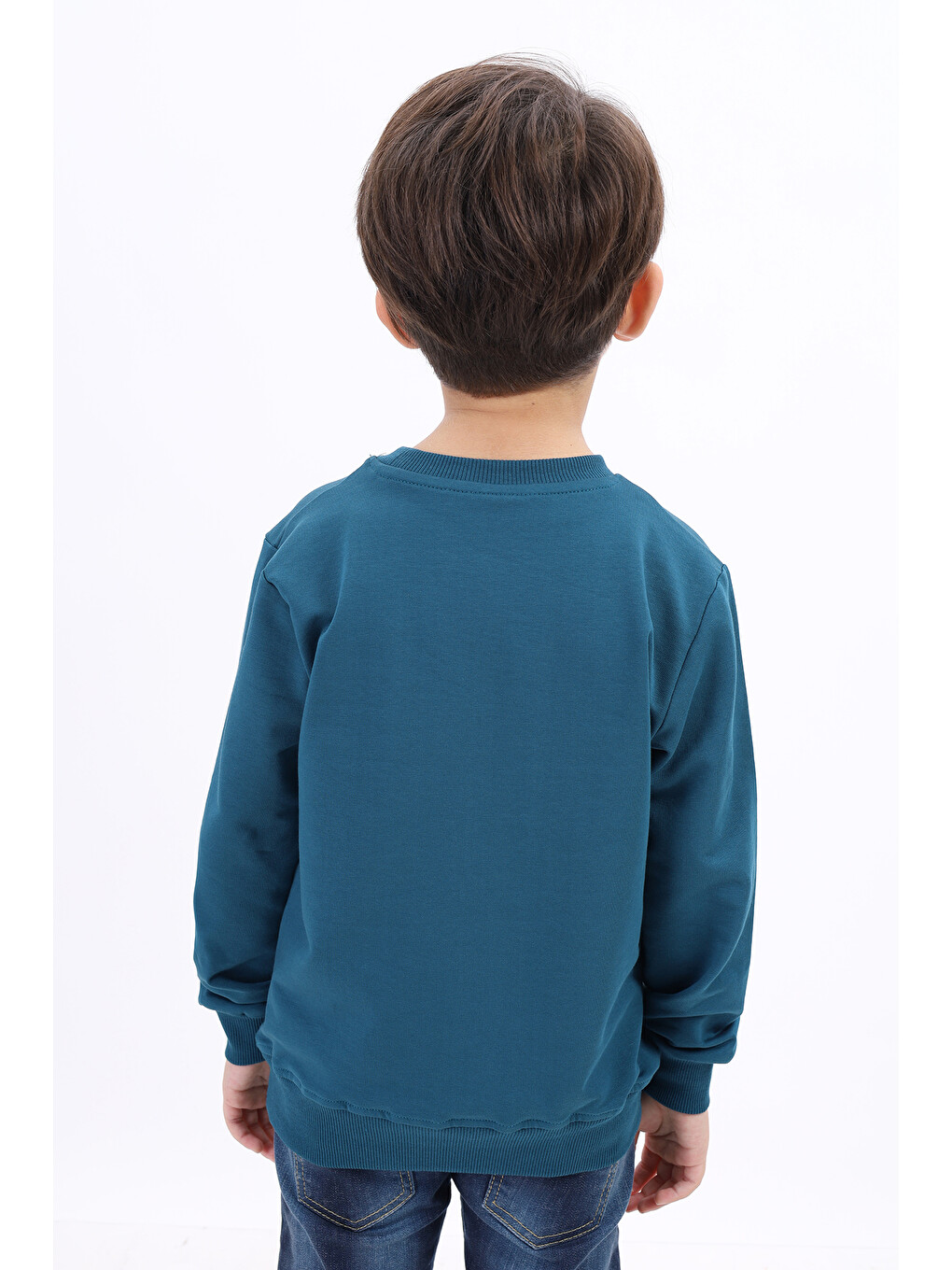 Petrol Erkek Çocuk Baskılı Sweatshirt-2
