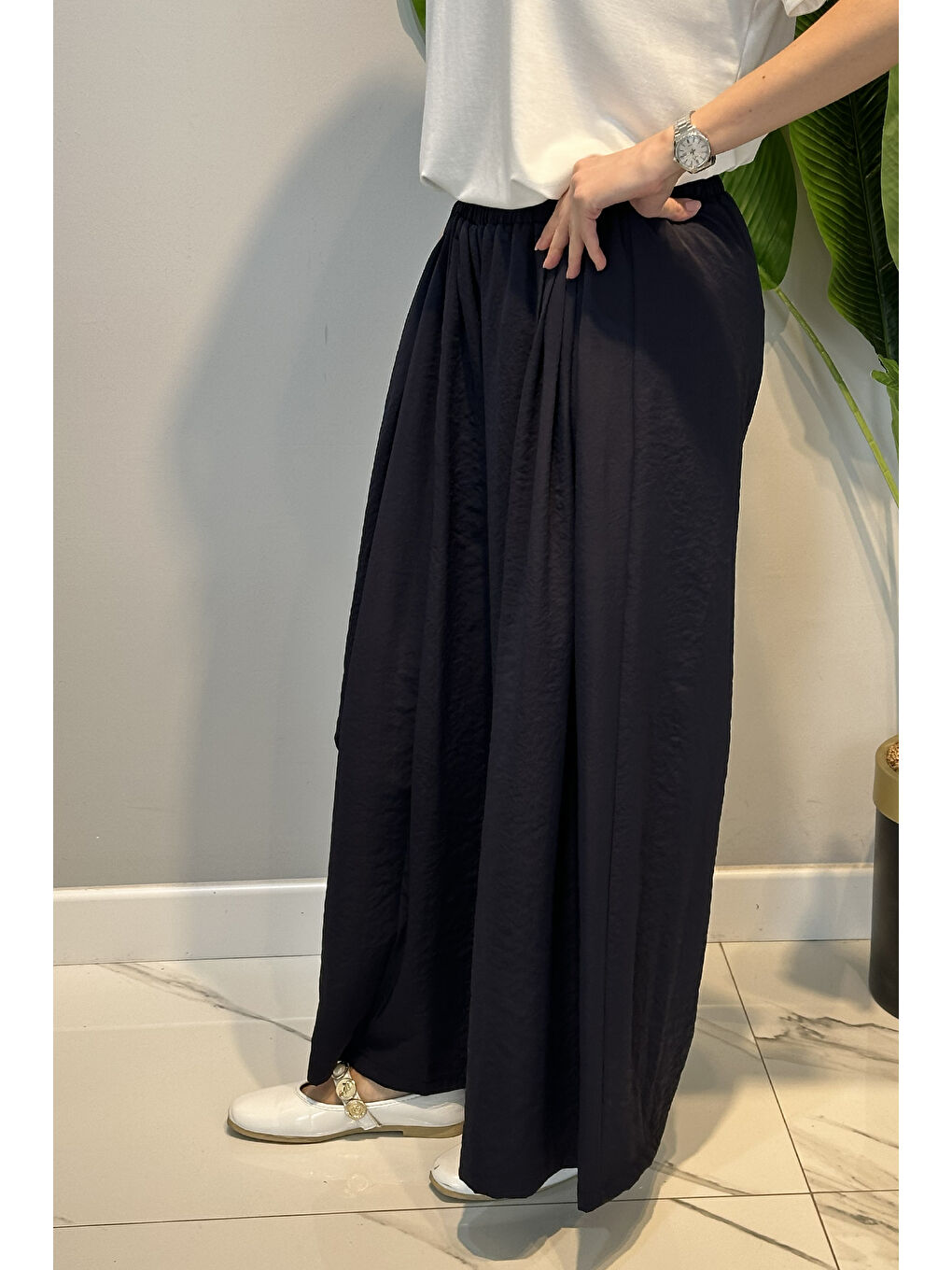 Yandan Büyük Torba Cepli Zeyna Pantolon 330 Lacivert-3