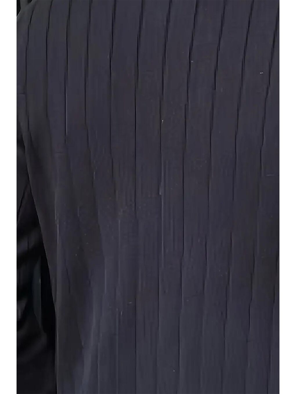 Siyah Michel Dar Kesim Slim Fit Düğmeli V Yaka Hırka Erkek Hırka-3