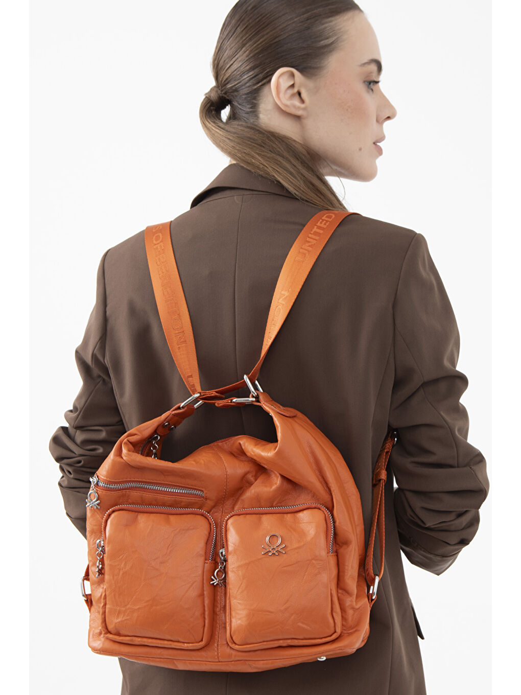 Kadin Kol Çantasi Turuncu BNT1471-1