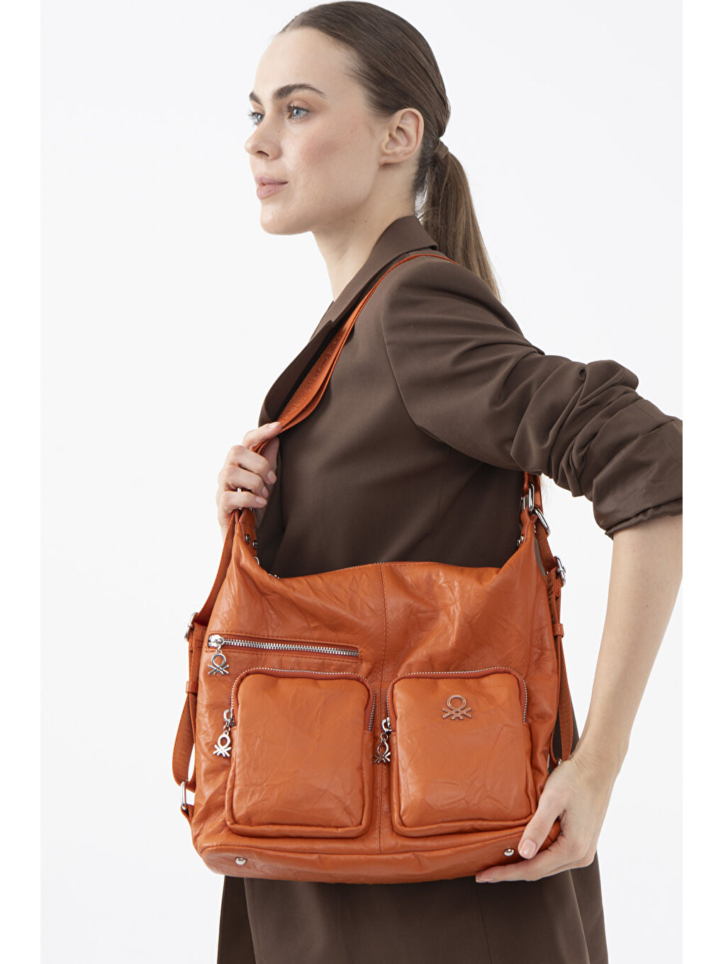 Kadin Kol Çantasi Turuncu BNT1471-2