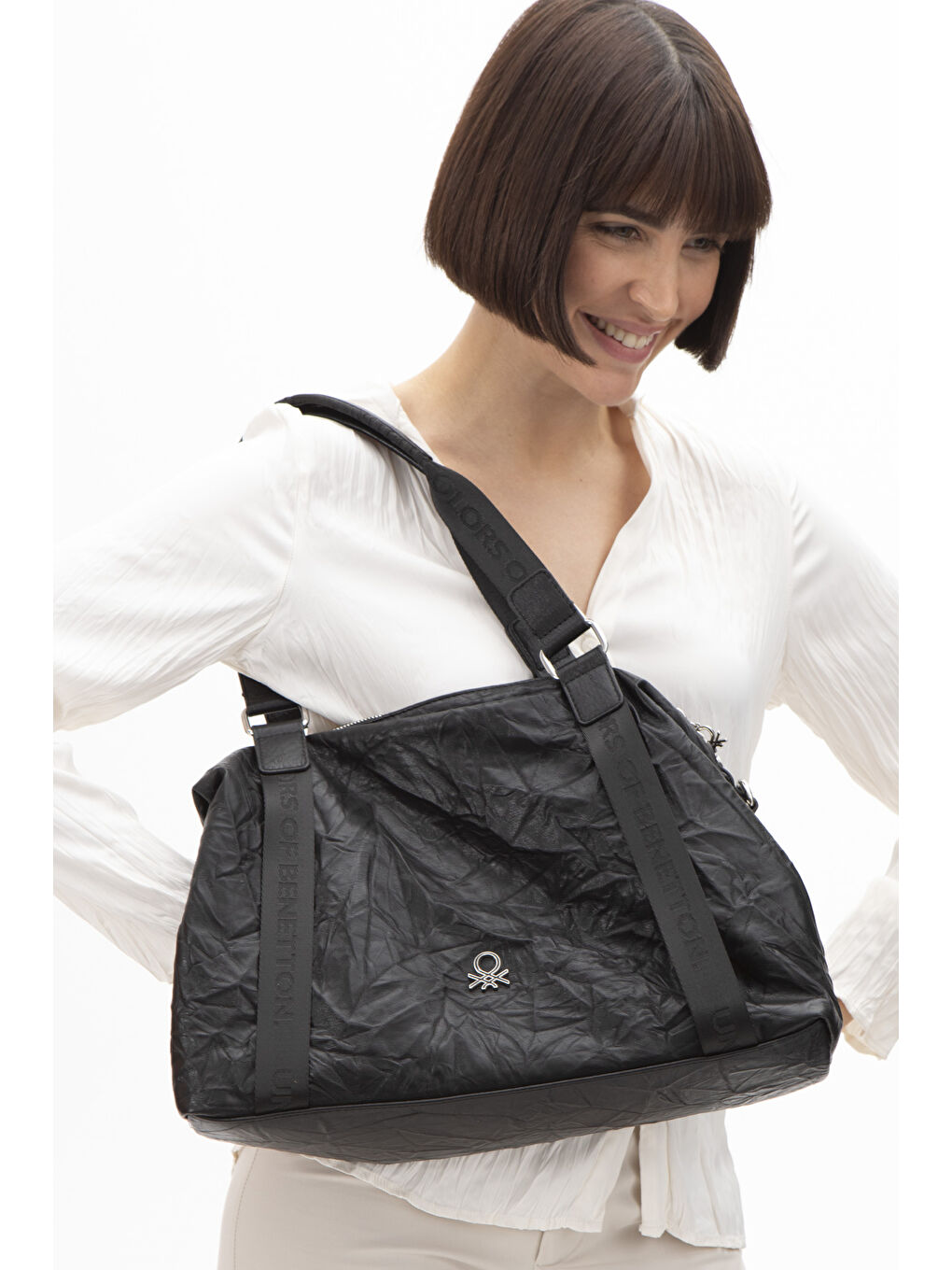 Siyah Kadin Kol Çantasi Si̇yah BNT1470-1