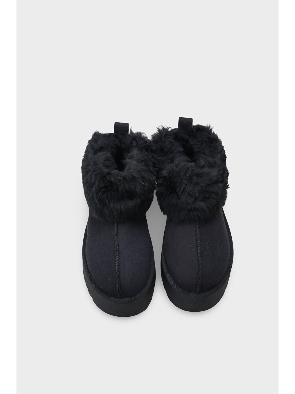 Siyah Aubry Kadın Tüylü Bot-1