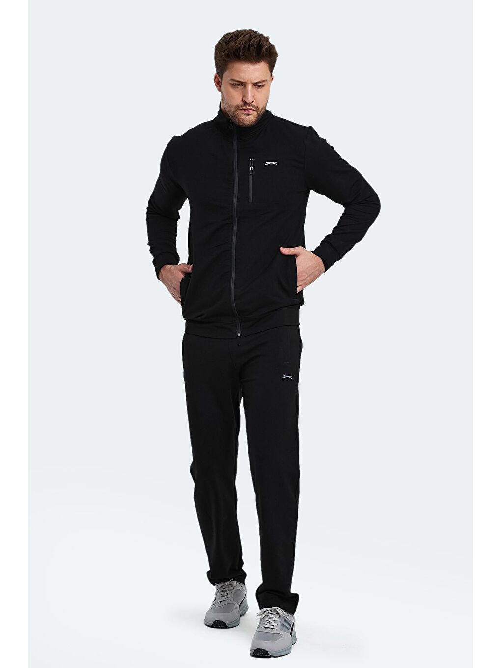 ORAN IN Erkek Eşofman Takım Siyah-4