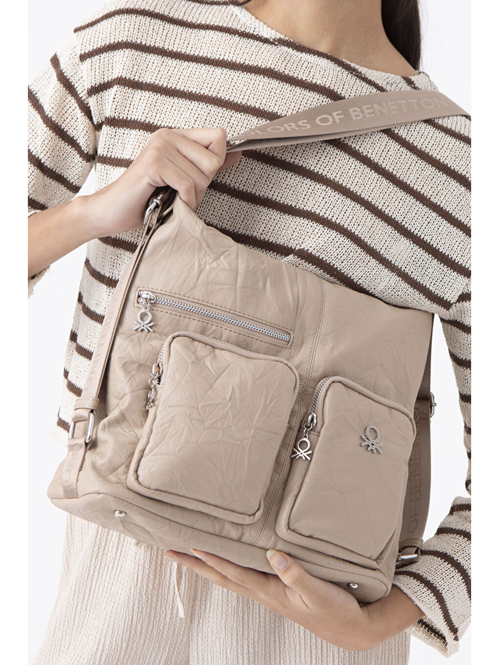 Bej Kadin Kol Çantasi Ten BNT1471-1