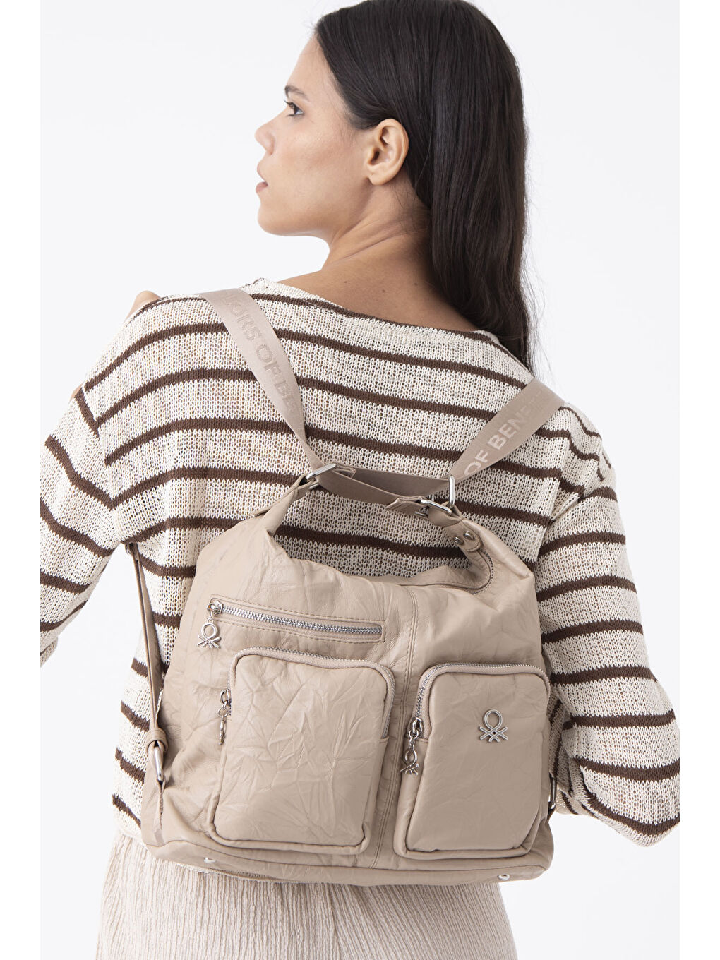 Bej Kadin Kol Çantasi Ten BNT1471-2