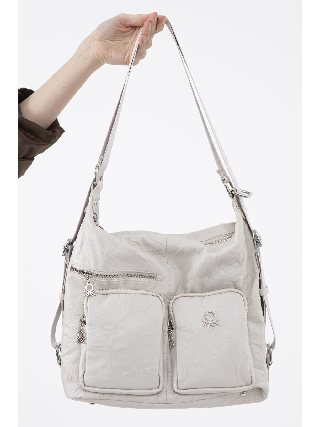 Kadin Kol Çantasi Bej BNT1471-3