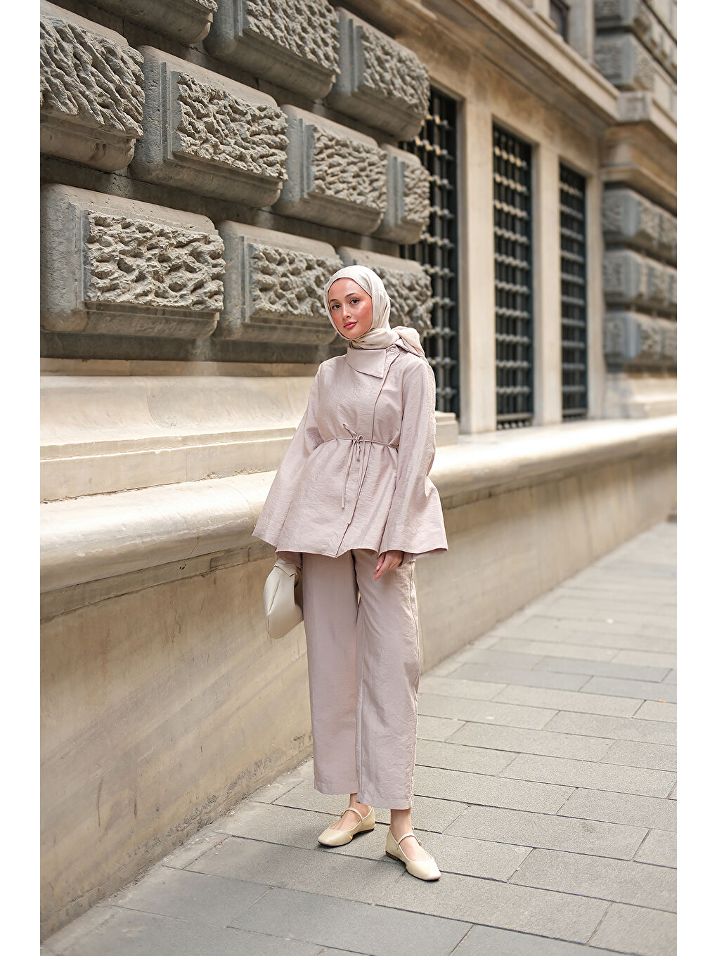 Ekru Kadın Dora Cupra Takım Krem-2