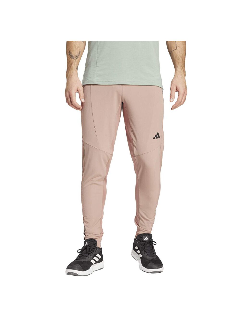 Adidas Designed For Training Hybrid Erkek Bej Eşofman Altı